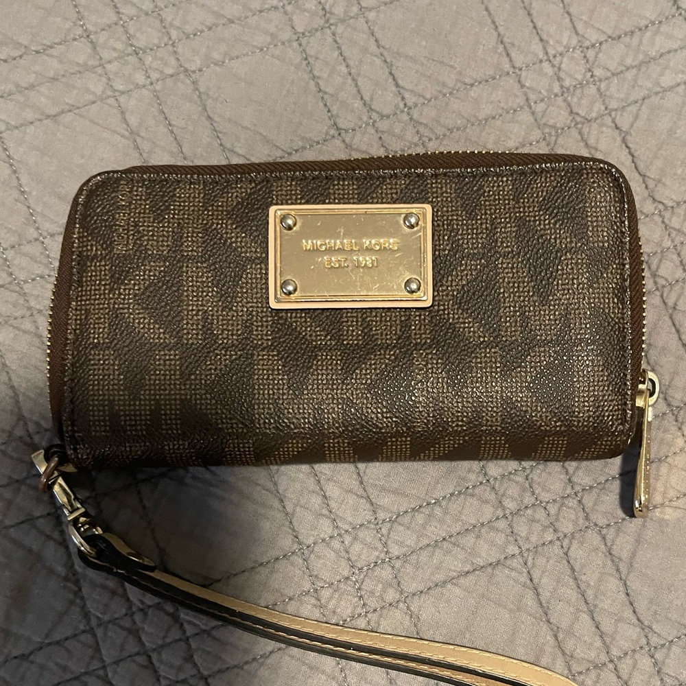 MK monogram wallet
